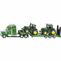Siku 1837 Tieflader Mit John Deere Traktoren