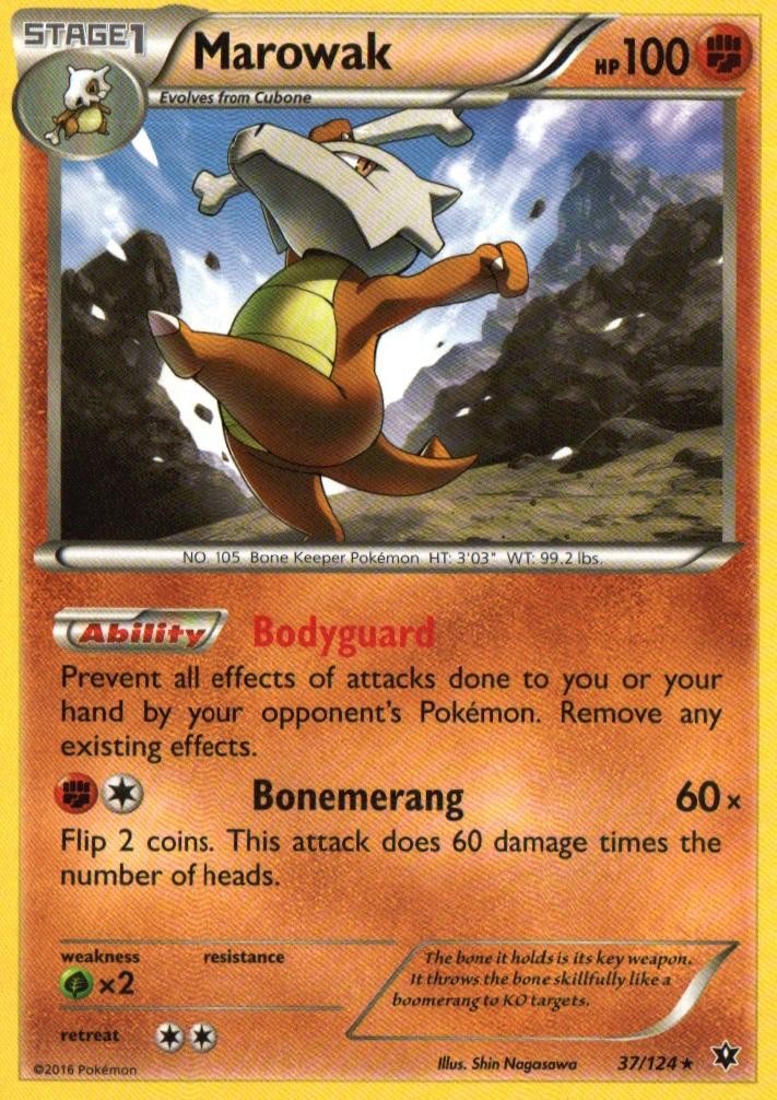 Marowak 37/124 Rare Fates Collide Pokemon Near Mint