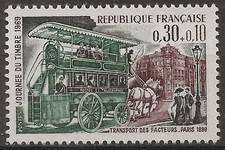 N° 1589**  JOURNEE DU TIMBRE 1969