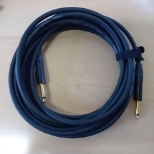 Cordial Gitarrenkabel 6 m mono, 2x6,3mm Neutrik NP2 -Klinkenstecker, vergoldet