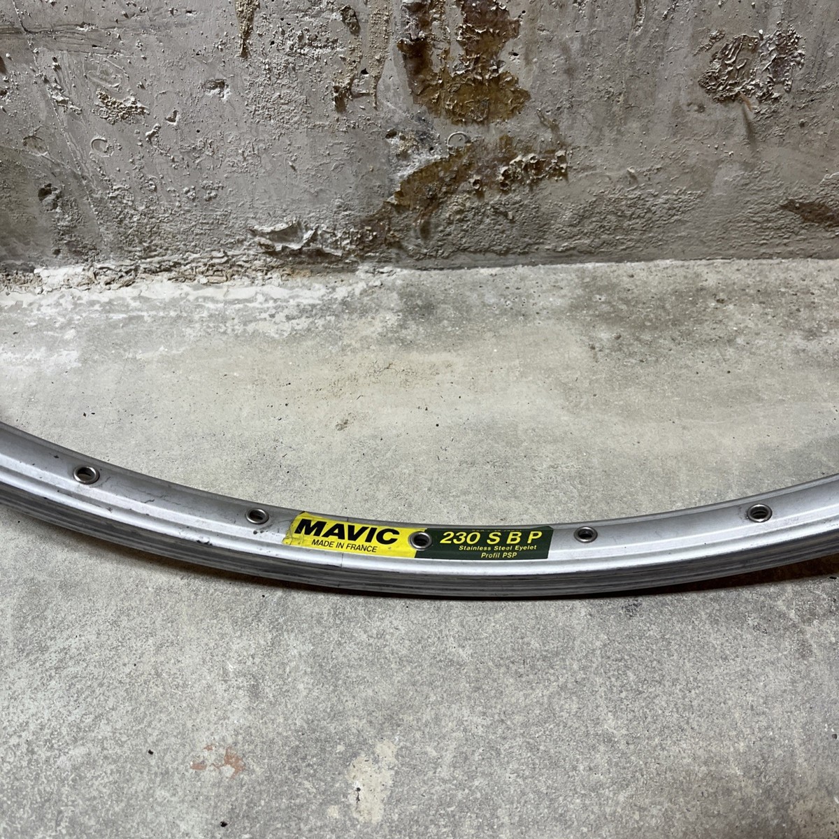 MAVIC SHIMANO600シルバー 完組ホイール 26” Mavic 230 SBP 559x17 Stainless Steel Eyelet Profil PSP Rim 32h