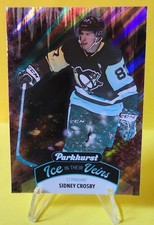 Sidney Crosby 2021-22 Upper Deck Parkhurst Ice in their Veins Hockey Card # IV-3