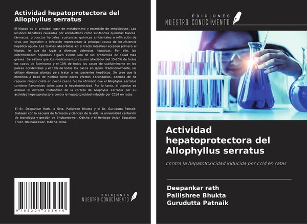 Deepankar Rath (U. A.) | Actividad Hepatoprotectora Del Allophyllus Serratus-image