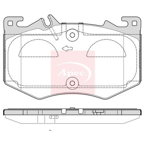 For MERCEDES CLA C118 2019 on BRAKE PADS (FRONT) (R90) PAD2358