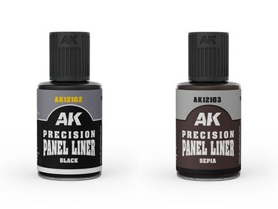 AK Interactive Paneliner Black / Sepia 30ml