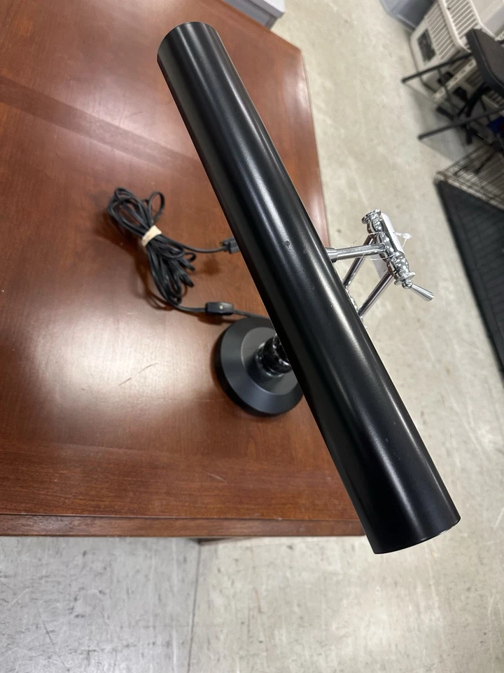 House of Troy Adviento 2 Luces Piano/Lámpara de Escritorio 16" Bolas de Mármol Inoxidable Foto 2 de 4