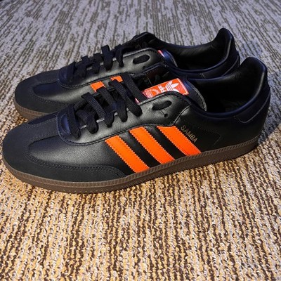 Adidas Samba Decon , Black & ORANGE Classic Originals JR0910