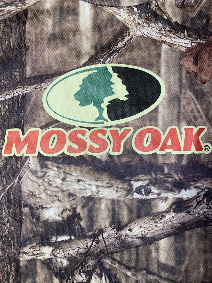 Camisa Mossy Oak Break Up Infinity Niños Niños Talla XXL 18 Camuflada Caza Madera Foto 3 de 4