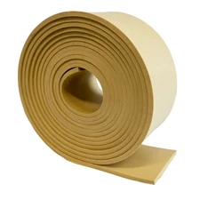 TAN GUM RUBBER ROLL 1/2X2"X10FT