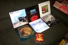 RUSH 6 LP LOT w 2112, PERMANENT WAVES CARESS OF STEEL, A FAREWELL TO KINGS +DVDs