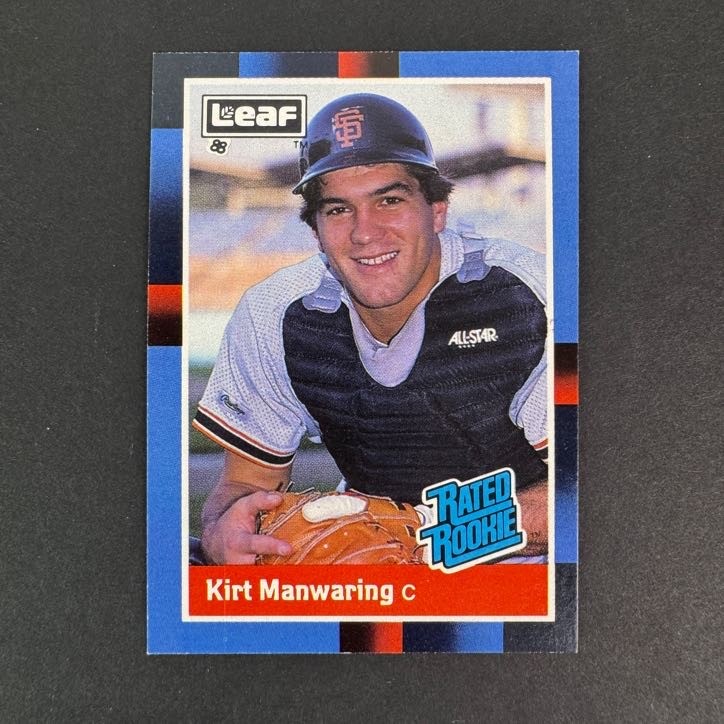Kirt Manwaring 1988 Leaf San Francisco Giants #39