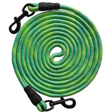 8ft 12ft 20ft 30ft 50ft 75ft Dog Tie-Out Long Tether Rope Leash, Outdoor Yard...