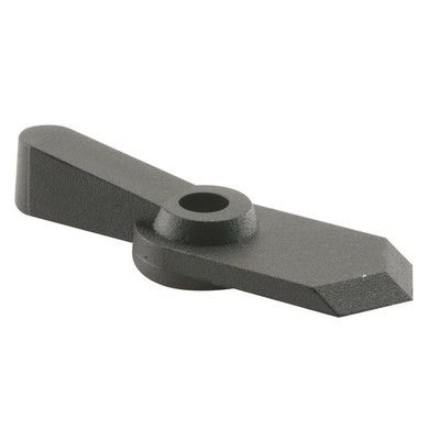 12 Pack L 5760 1/16 Black Plastic Offset Pointer Latch, Screen Door Hardware