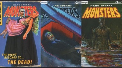 Mark Spears Monsters 1-3 Set Comic Lot Dracula Waking Dead Swamp Thing 1:20 Rare