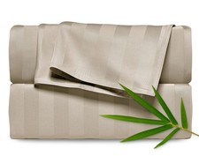 King Sheets, Genuine 100 Organic Viscose Derived from Bamboo Bed Sheet Set, ...