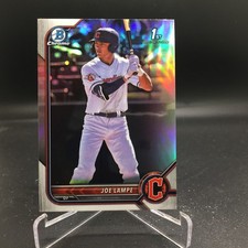 Joe Lampe 2022 Bowman Draft Chrome Refractor BDC-67 Cleveland Guardians 1st