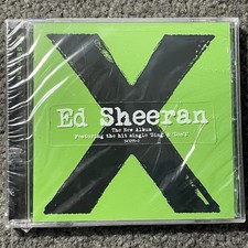 New X by Ed Sheeran CD 2014 Sealed Has A Cracked Case Free Shipping