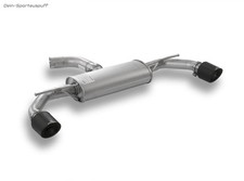 Remus Acciaio Inox Duplex Sportivo VW Golf 7 Gti Ogni 102mm Rotondo Di Carbonio