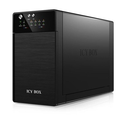 ICY BOX IB-RD3620SU3 2fach RAID System Gehäuse für 3,5'' SATA HDD > USB 3.0 eSATA