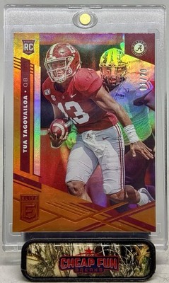 TUA TAGOVAILOA RC 2020 PANINI CHRONICLES DRAFT ELITE ORANGE 1/20 11 ALABAMA