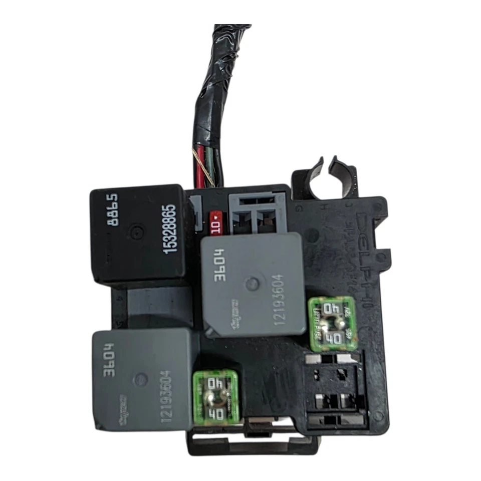 03-07 Silverado Avalanche Tahoe Engine Cooling Fan Relay Fuse Box Block OEM R27 - Image 2 of 4