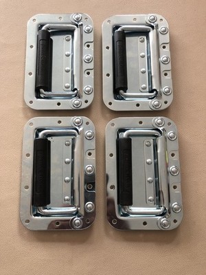 4 No Penn-Elcom Chrom Schwerlast gefedert versenkt Flightcase Bar Griff
