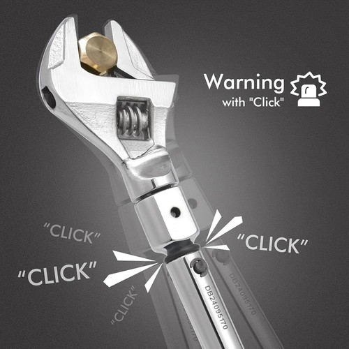 HVAC Torque Wrench Adjustable High Accuracy Quick Change Head Precision Tool New - Picture 14 of 22
