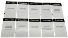 10X Lot Nintendo Gamecube Health and Safety Precautions Booklet GREAT SHAPE OEM