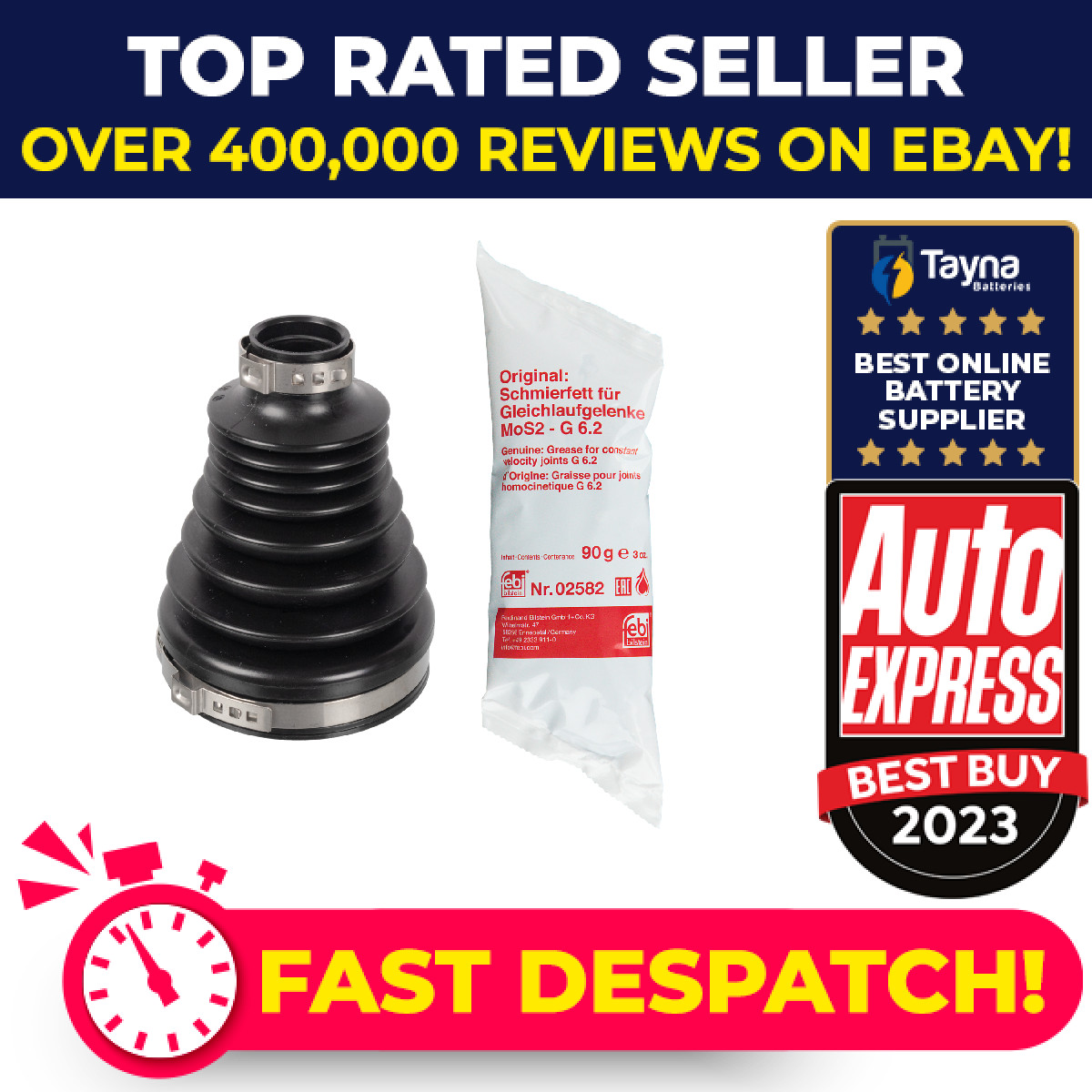 CV Joint Boot fits DACIA DOKKER 1.6 2012 on C.V. Driveshaft Gaiter 392413078R