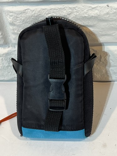 Nintendo DS Teal Black Mini Backpack Carrying Case Travel Bag Zipper OEM Rare - Picture 5 of 5