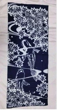 Nagasaki Kunchi Tenugui Traditional Japanese Cloth Used, Collectible