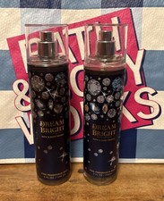  2 Bath  Body Works DREAM BRIGHT Fragrance Body Mist Spray 8 Oz Each-New   