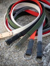 Classic Slim Canvas Leather Camera Safari Neck Shoulder Strap