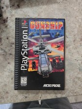 Gunship (Sony PlayStation 1, 1996) Complete Longbox