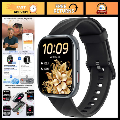 Health Fitness Tracker - 24/7 Heart Rate & Blood Pressure Monitor, Sleep & Activ