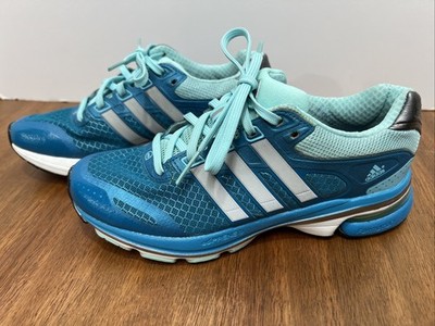 Adidas Womens Supernova Glide 5 Q23721 Blue Running Shoes Sneakers Size 6