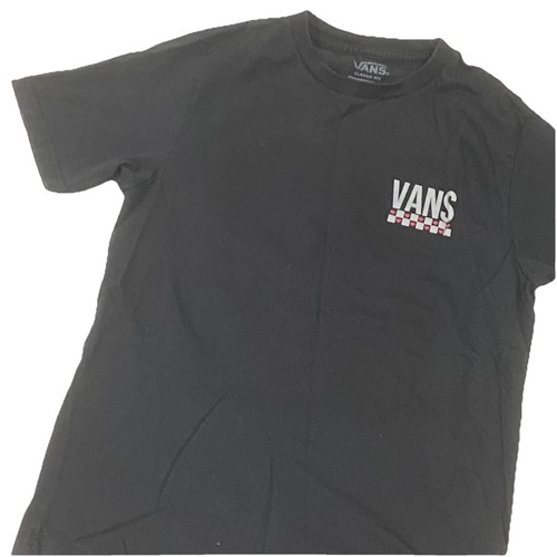 Vans Of The Wall T-Shirt Graphic Tee Kids Sz Small (8-10) Blk Hearts Logo - Picture 3 of 9