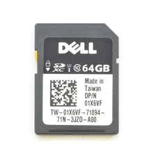 Dell 1X6VF 64GB iDRAC vFLASH C10 SDXC SD Card Module 14 Gen R640 R740 01X6VF