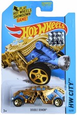 Hot Wheels Double Demon, HW City 76/250 [Gold/Blue]