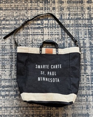 Apolis Global Citizen x Smarte Carte Luggage Market Tote Bag With Shoulder Strap