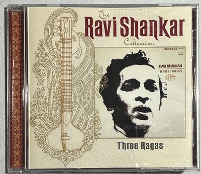 Ravi Shankar Three Ragas Indian Classical World Music Sitar Angel CD Mono