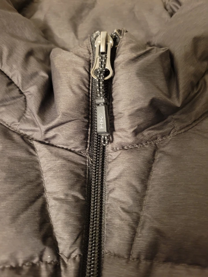 Hawke & Co Charcoal Duck Down Feathers Quilted Vest EXCELLENT Men M - Image 3 of 4