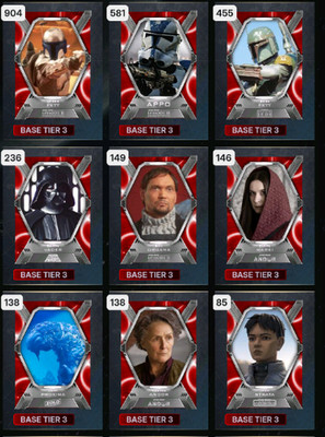 Topps Star Wars Card Trader Take any x125 Base Tier 3 2026 DIGITAL