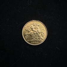 1909 Edward VII Gold Half Soverign Coin