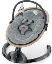 Bluetooth Infant Swing with Music Speaker, 3 Seat Positions, 5 Speeds and Remote