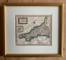 Antique Map, c1748 - Thomas Osborne, A Correct Map of CORNWALL
