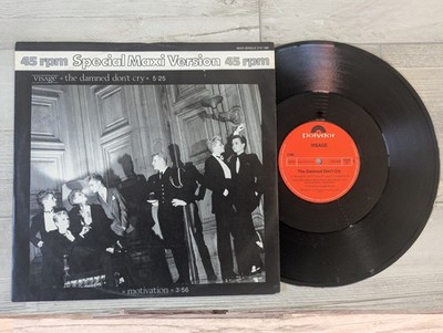 Visage the Damned Don't Cry Vinyl, 12'', 45 RPM, EP, Maxi-Single #59