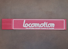 Vintage Leather Bookmark National Railway Museum Shildon Locomotion N.O.S.