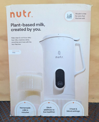 NUTR Machine Automatic Nut Milk Maker-New Open Box