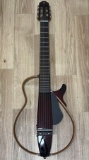YAMAHA SLG200N W Silent Acoustic Electric Guitar Very Good Crimson Red Burst